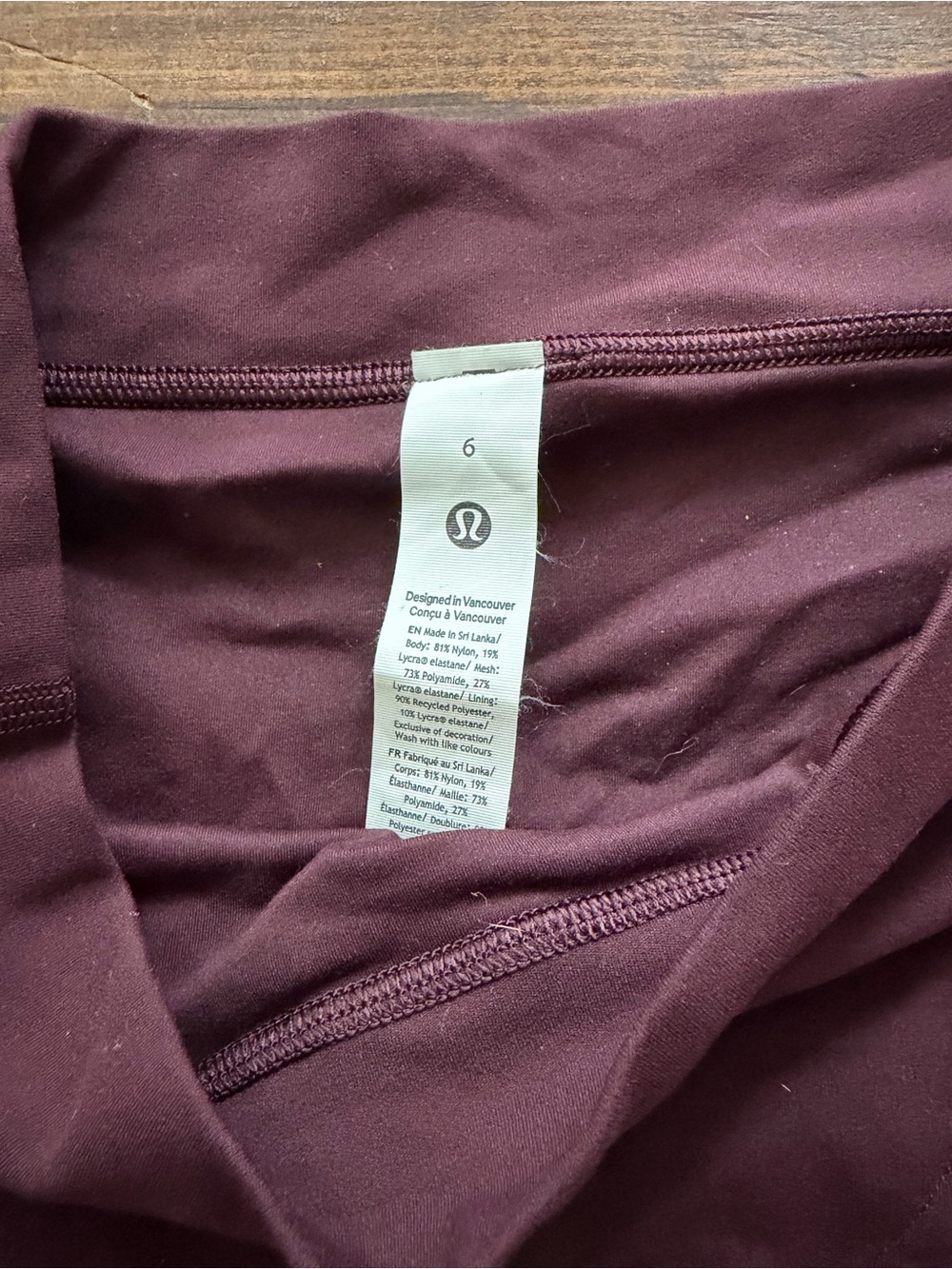Lululemon Nulu Mesh Leg Tight 28” - Picture 6 of 7